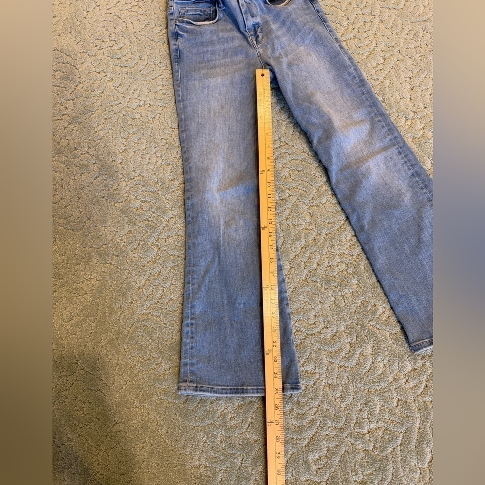 Frame Le One Crop Mini Boot Jeans in Caspio Sz 1 - Picture 8 of 14